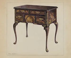 Squires Charles Prints: Lowboy, c. 1937. Creator: Charles Squires