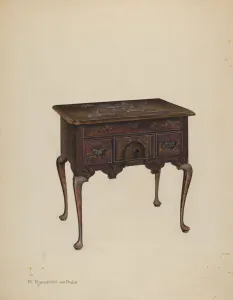 Rosenshield Von Paulin Prints: Lowboy, c. 1938. Creator: M. Rosenshield-von-Paulin