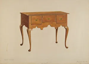 Drawers Gallery: Lowboy, c. 1939. Creator: Arthur Johnson
