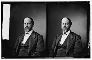 Diptych Collection: Lowe, Hon. David Perly of Kansas, between 1860 and 1870. Creator: Unknown