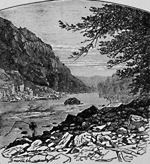 The Lower Canyon, 1883. Artist: Charles E.H Bonwill