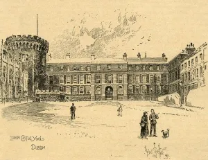 Lower Castle Yard, Dublin, Ireland, c1890. Creator: Unknown