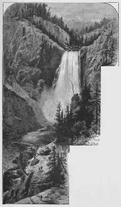 Fiske Company Prints: The Lower Falls, 1883