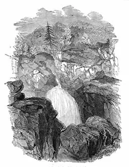 Ebenezer Gallery: Lower Falls of the Bruar, 1844. Creator: Ebenezer Landells
