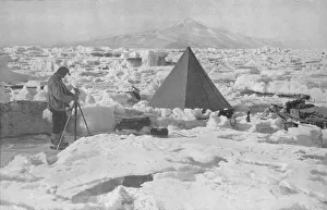 The Lower Koettlitz Glacier, 1911, (1913). Artist: Frank Debenham