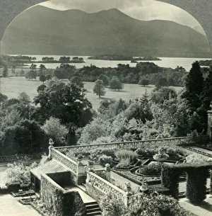 Kerry Prints: Lower Lake Killarney, Southwest from Lord Kenmares Mansion, County Kerry, Ireland, c1930s