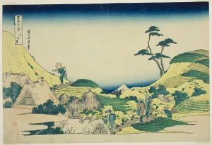 Lower Meguro (Shimo Meguro), from the series Thirty-six Views of Mount Fuji... Japan, c1830/33. Creator: Hokusai. Lower Meguro (Shimo Meguro), from the series Thirty-six Views of Mount Fuji... Japan, c1830/33. Creator: Hokusai