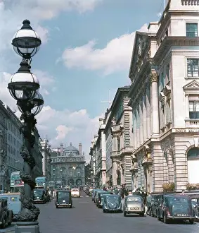 Streetlighting Prints: Lower Regent Street, London, c1955. Creator: Arthur Charles Kirby Ware
