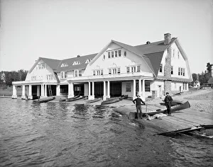 Lower St. Regis Lake, Paul Smith's Hotel, Adirondack Mts. N.Y. between 1900 and 1905. Creator: Unknown