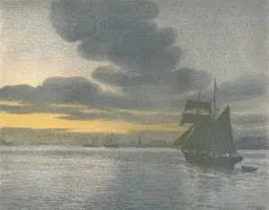 Voyage Prints: The Lower Thames, c1900. Artist: Thomas Robert Way