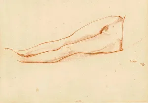 Léon 1866 1924 Collection: Lower torso of Ida Rubinstein (1883-1960), 1915
