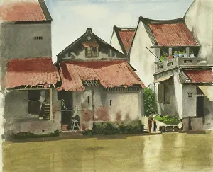 Disrepair Prints: Lower town of Batavia, 1870-1923. Creator: Willem Witsen