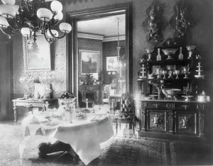 Dresser Prints: Lowery House, 1890s. Creator: Frances Benjamin Johnston