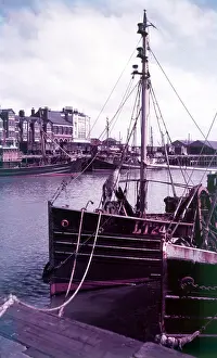 Fishing Boat Prints: Lowestoft, Suffolk, c1955. Creator: Arthur Charles Kirby Ware