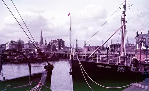 Fishing Boat Prints: Lowestoft, Suffolk, c1955. Creator: Arthur Charles Kirby Ware