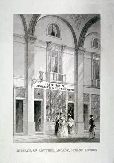 Jewellers Shop Collection: Lowther Arcade, Strand, Westminster, London, c1850