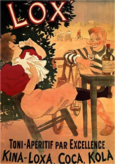 Lox Toni-Aperitif par Excellence. Kina-Loxa, Coca, Kola, 1895. Artist: Meunier, Henri Georges (1873-1922) Lox Toni-Aperitif par Excellence. Kina-Loxa, Coca, Kola, 1895. Artist: Meunier, Henri Georges (1873-1922)