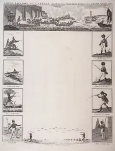 Blackfryars Bridge Gallery: Loyal London Volunteers, 1804