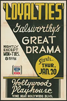 Loyalties, Los Angeles, [193-]. Creator: Unknown