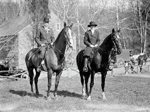 Lt. Col. Henry Tureman Allen, U.S.Army General Staff with Miss Janet Allen, 1913. Creator: Harris & Ewing. Lt. Col. Henry Tureman Allen, U.S.Army General Staff with Miss Janet Allen, 1913. Creator: Harris & Ewing