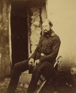 Crimea Ukraine Prints: Lt. Colonel Prince Edward of Saxe Weimar, 1855. Creator: Roger Fenton