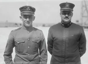Us Navy Prints: Lt. E.F. Stone & Lt. Com. R.A. Lavender, 1919. Creator: Bain News Service
