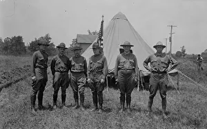 Lt. W.F. Gauss, Capt. W.P. Wattles, Maj. J.W. Hubbel, Lt. T.H. Griesh... between c1915 and c1920. Creator: Bain News Service