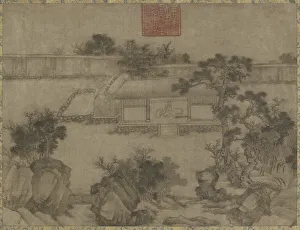 After Lu Hongs Thatched Hut, Ming and Qing dynasties, 17th century