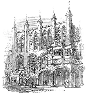 Lübeck: the Rath-Haus, 1864. Creator: Unknown