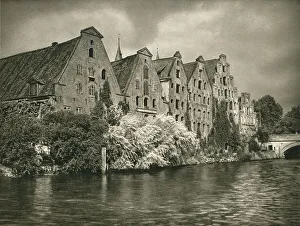 In A Row Prints: Lubeck - Salt Warehouses, 1931. Artist: Kurt Hielscher