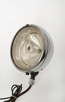 Lucas bi-flex long range electric headlamp circa 1928. Creator: Unknown