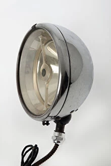 Automibilia Gallery: Lucas bi-flex long range electric headlamp circa 1928. Creator: Unknown