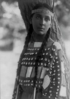 Long Hair Collection: Lucille, 1907, c1907. Creator: Edward Sheriff Curtis