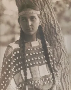 Sioux Prints: Lucille [B], c1907. Creator: Edward Sheriff Curtis