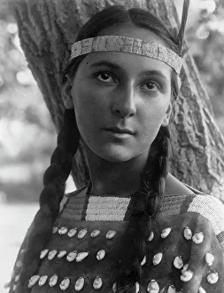 First Nations Prints: Lucille, c1907. Creator: Edward Sheriff Curtis