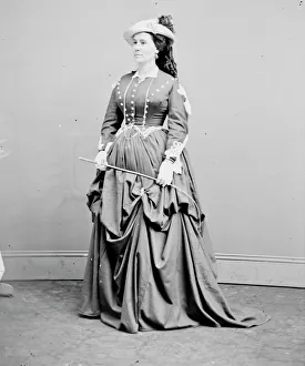 Riding Crop Prints: Lucille Weston, between 1855 and 1865. Creator: Unknown