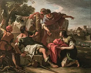 Consul Prints: Lucius Quinctius Cincinnatus, 1705-1709. Creator: Ricci, Sebastiano (1659-1734)