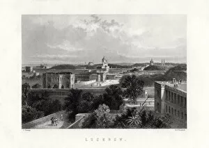 Ep Brandard Gallery: Lucknow, capital city of the state of Uttar Pradesh, India, 19th century