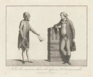A Lucky and Unlucky Speculator, Second Half of the 18th cen Artist: Anonymous