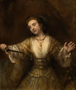 Rembrant Van Rijn Prints: Lucretia, 1664. Creator: Rembrandt Harmensz van Rijn