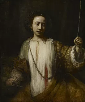Lucretia, 1666. Artist: Rembrandt van Rhijn (1606-1669)