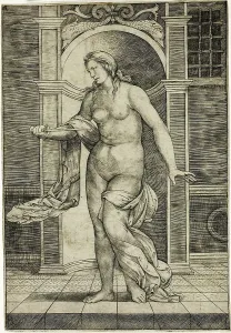 Lucrece Prints: Lucretia, c.1510. Creator: Jacopo Francia