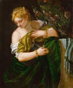 Fidelity Prints: Lucretia, ca 1583. Artist: Veronese, Paolo (1528-1588)