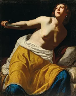 Artemisia 1598 1653 Gallery: Lucretia, ca 1640-1645. Creator: Gentileschi, Artemisia (1598-1653)