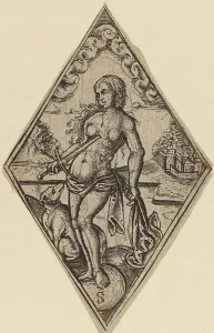 S Master Prints: Lucretia. Creator: Master S