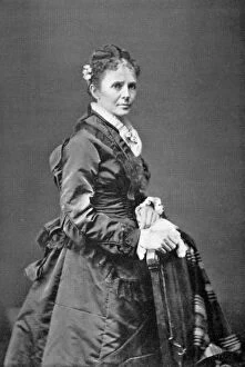 Singleton Gallery: Lucretia Garfield, wife of American president James A Garfield, late 19th century, (1908)