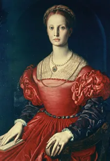 Angiolo Bronzino Prints: Lucrezia Panchiatichi, c1540. Artist: Agnolo Bronzino