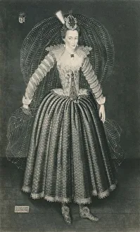 Lucy Harrington, Countess of Bedford, c16th century (1904). Artist: Marcus Gheeraerts, the Younger Lucy Harrington, Countess of Bedford, c16th century (1904). Artist: Marcus Gheeraerts, the Younger
