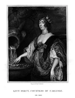 Lucy Hay, Countess of Carlisle, English socialite, (1825).Artist: TA Dean Lucy Hay, Countess of Carlisle, English socialite, (1825).Artist: TA Dean