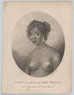 Beautiful Gallery: Ludee, One of the Wives of Abba Thulle, May 1, 1788. Creator: Henry Kingsbury